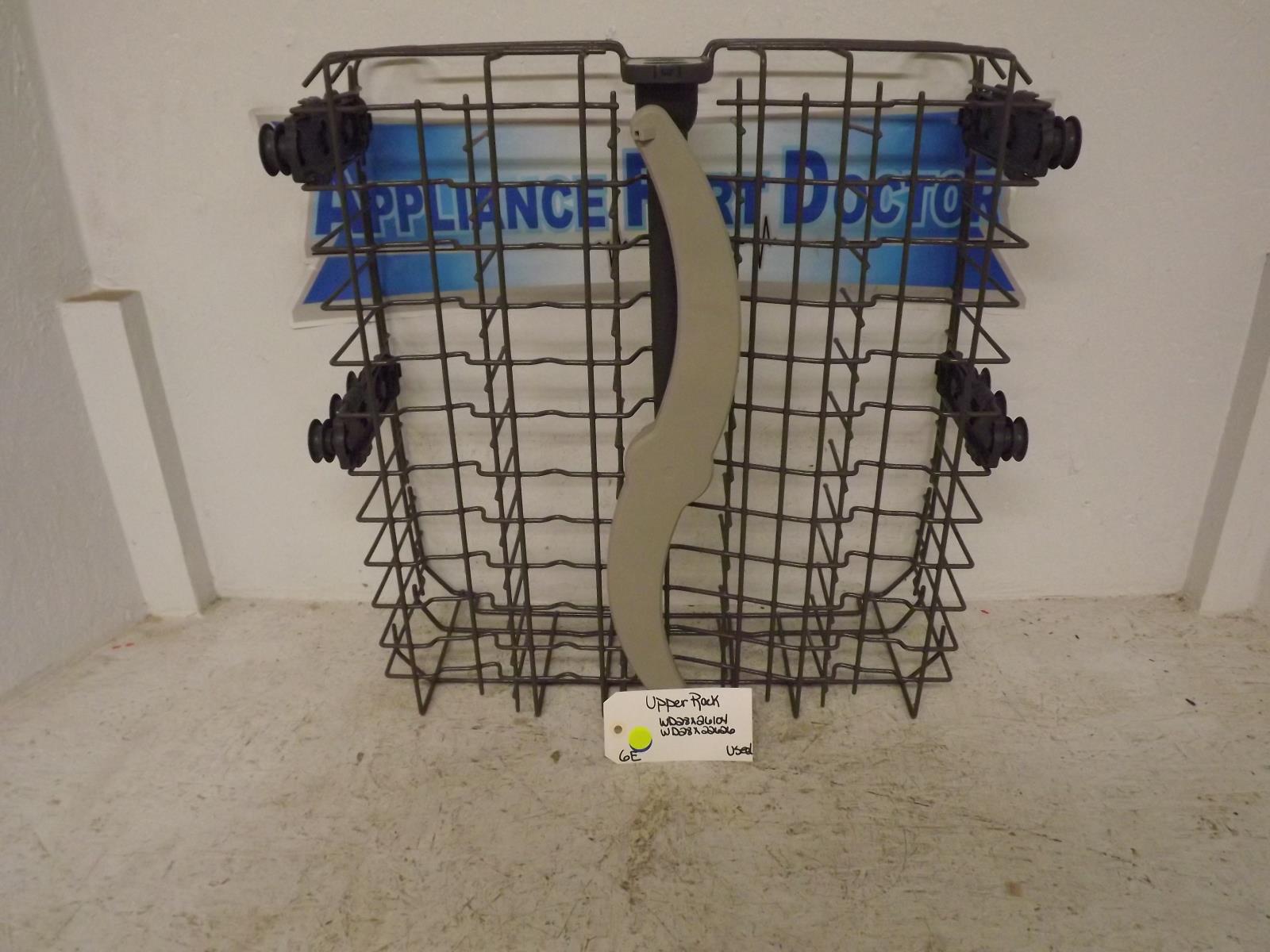 GE Dishwasher WD28X26104 WD28X22626 Upper Rack Used GE Dishwasher WD28X26104 WD28X22626 Upper Rack Used